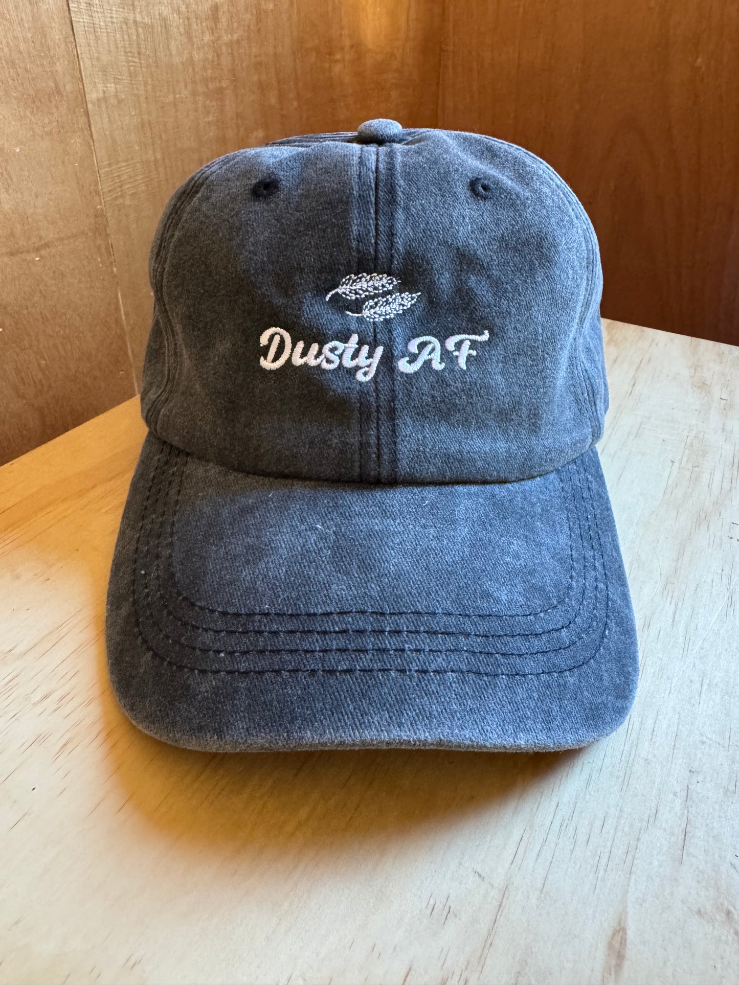 Black Vintage Cap, Dusty AF
