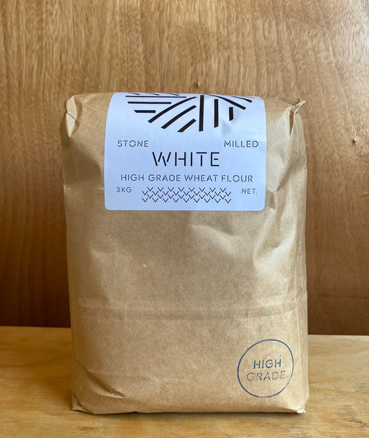 Stone Milled High Grade White Flour (3kg bag)